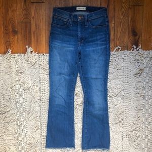 Madewell cali demi bootcut jeans size 24